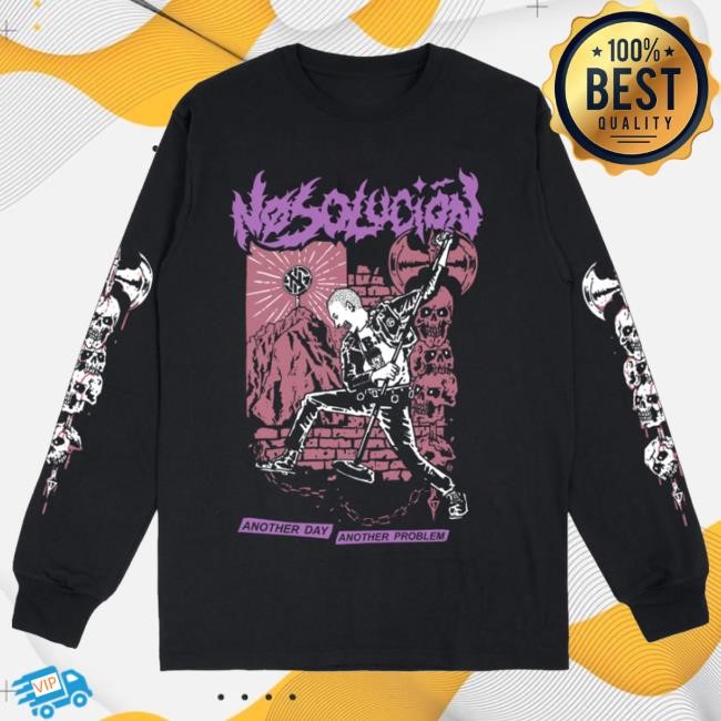 Nosolucion Merch Shop Hardcore Ls Long Sleeve Hooded Sweatshirt