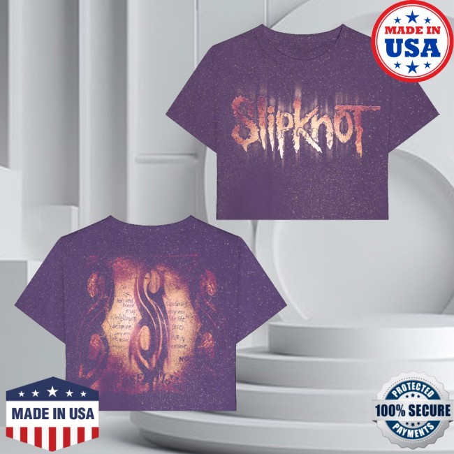 Slipknot Merch Ouija Crop Crewneck Sweatshirt