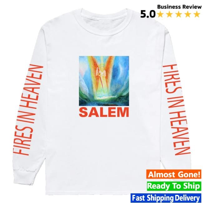 Official S4lem Merch Store Fires In Heaven Long Sleeve Shirts