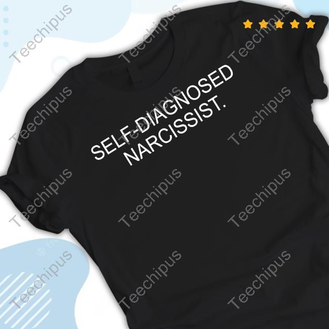 Swisherpink Merch Self-Diagnosed Narcissist Long Sleeved T-Shirt Christmas Eye Drop