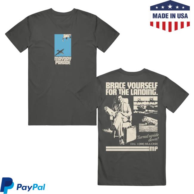 Official Merch Now Mayday Parade Plane Pepper Shirt New MerchNow