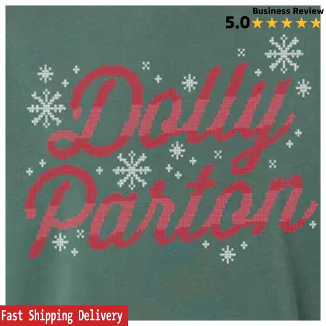 Dolly Parton Official Store Dolly Green Holiday Shirt