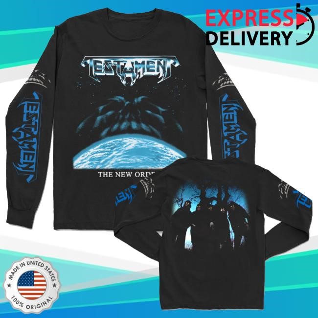 Testament Legions Merch The New Order Long Sleeve Black Long Sleeve Shirt