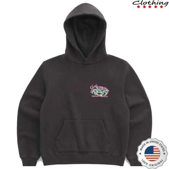 Madhappy X Joe's Stone Crab Fleece Zip Up Hooded Sweatshirt