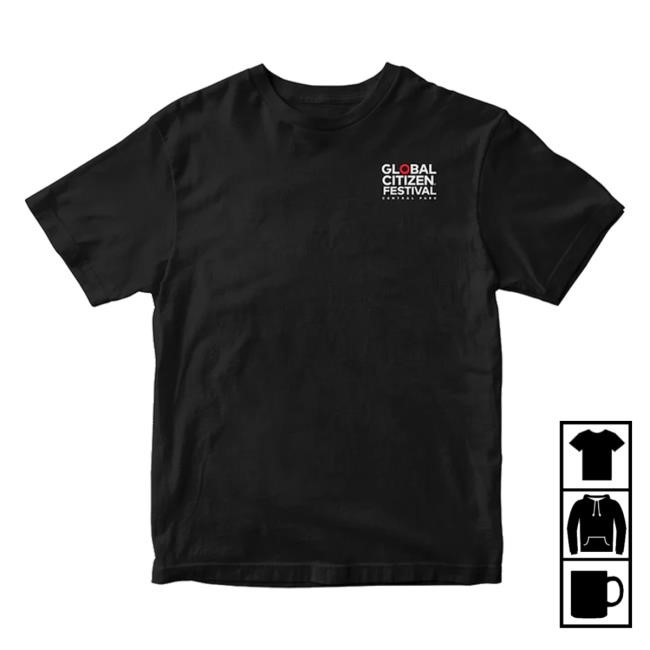 Global Citizen Store Gcf 2024 Line-Up T-Shirt