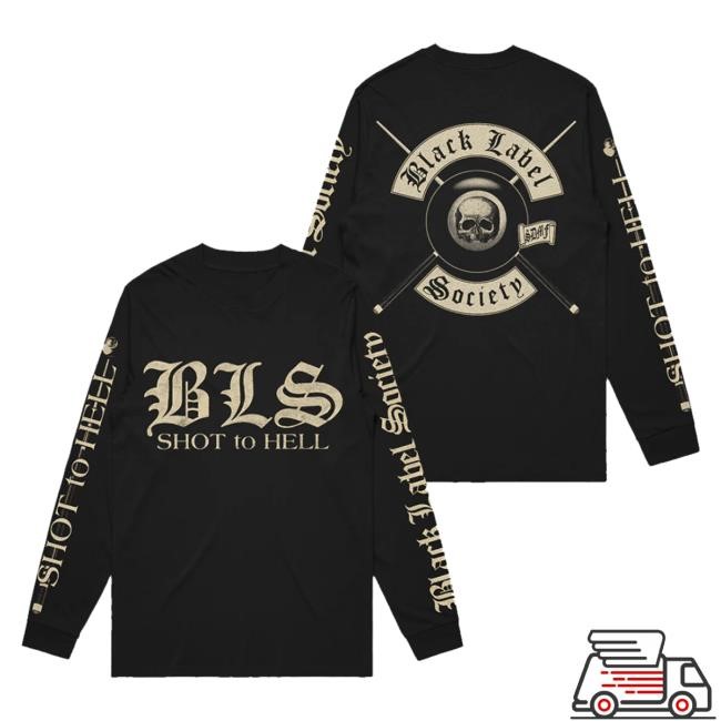 Original Black Label Society Merch Store Shop Shot To Hell Colors Hoodie Sweatshirt