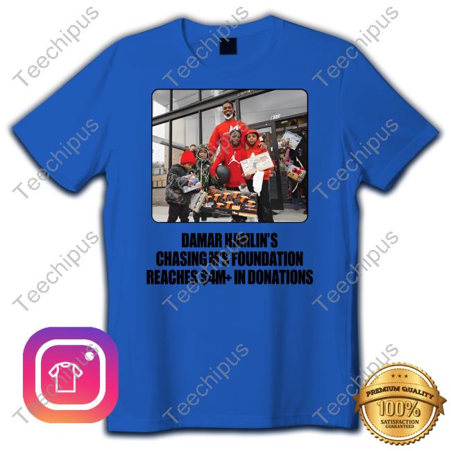 Robert Griffin Iii Damar Hamlin's Chasing M's Foundation Reaches $4M+ In Donations Tee Shirts Rgiii