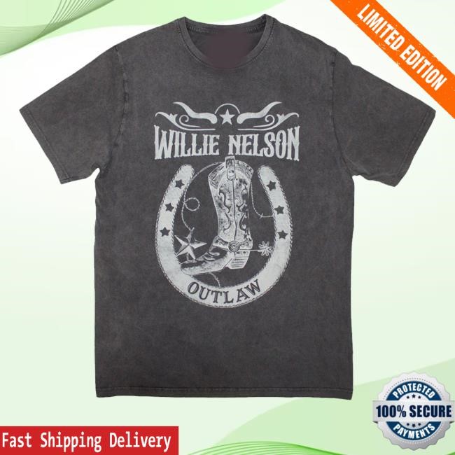 Willie Nelson Unisex Stone Tee Shirt