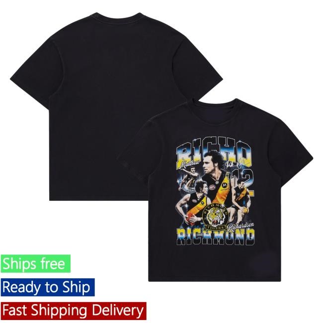 Richmondfc Shop Merch Richmond Fc Mitchell & Ness Matthew Richardson Hooded Sweatshirt