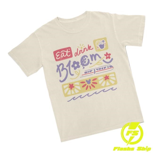 Lostbrostradingco Merch Eat Drink Bloom Short Sleeve Tee