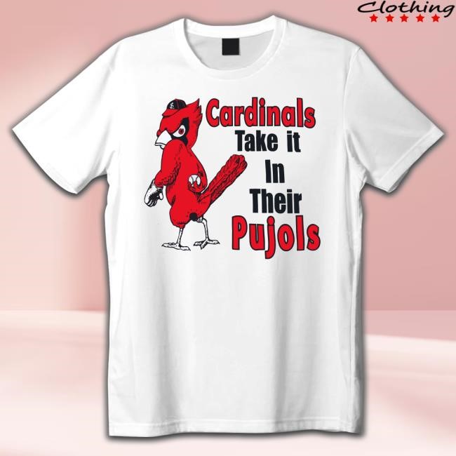 Cardinal Take It In Their Pujols Shirts
