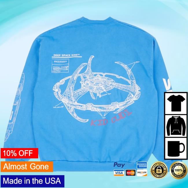 Kid Cudi Merch Starbase Schematic Hooded Sweatshirt