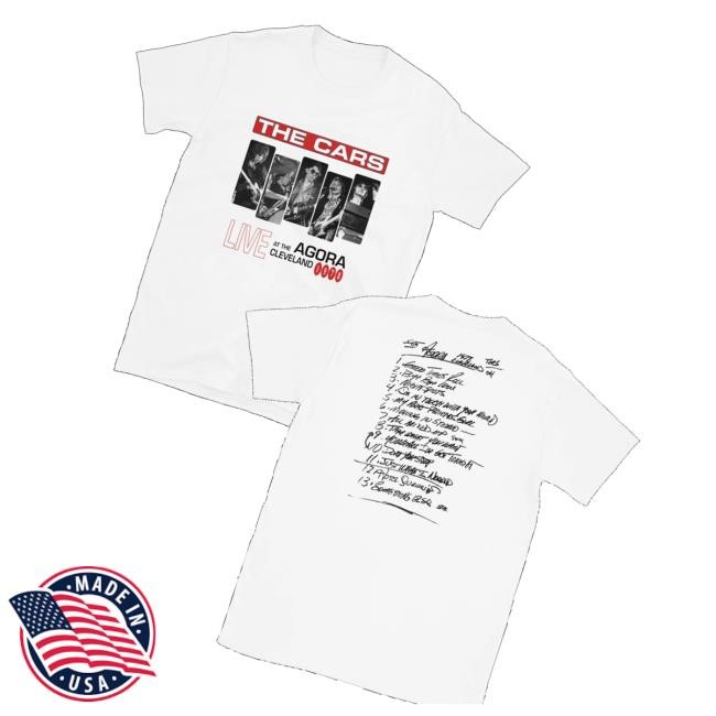 Manhead Shop Merch The Cars Live In Cleveland Limted Shirt