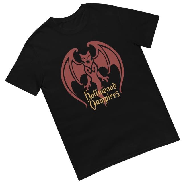 Hollywood Vampires Merch Store Shop Bat Logo Hoodie Sweashirt