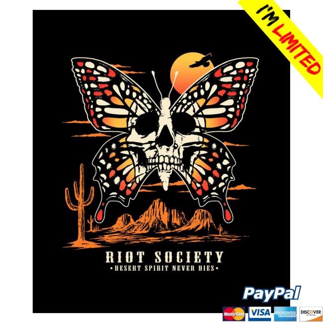 Western Reaper Butterfly Skull Shirts