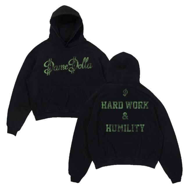 Official Dame Dolla Merch Dame D.O.L.L.A. H & H Distressed Print Unisex Sweatshirt