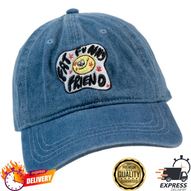 Maddie Zahm Store Merch Fat Funny Friend Blue Jean Embroidered Hat