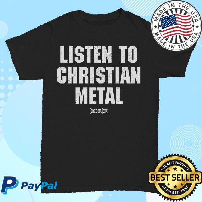 Official Rtvl Merch Ritual Print Company Kingdom Core Listen To Christian Metal Sweatshirt