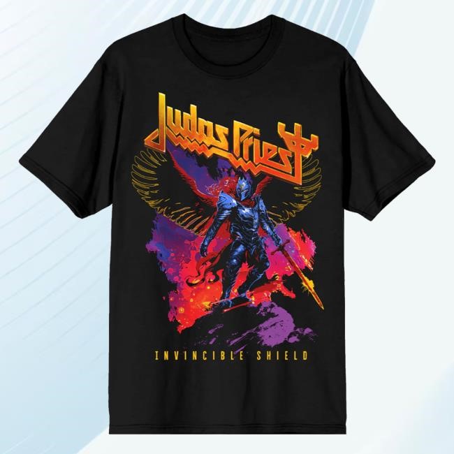 Official Invincible Shield Tour Itin Hoodie Sweatshirt Shopjudaspriest