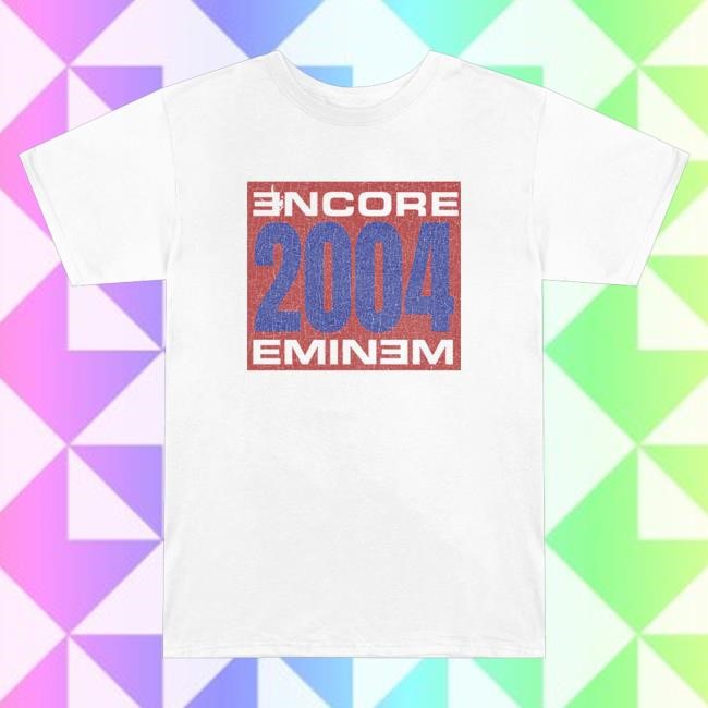 Official Eminem Merch Store Encore 2004 Vintage Long Sleeve Shirt