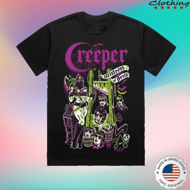 Creepercult Merch Store Shop Mistress Of Death Sol Rac Unisex Sweatshirt