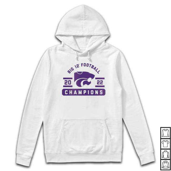 Premium Conference Champions Kansas State Wildcats 2022 Big 12 Football Sweaters Premium Conference Champions Kansas State Wildcats 2022 Big 12 Football Tee