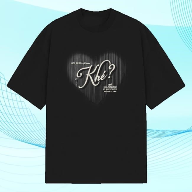 Rauw Alejandro Merch Store Khé? Black Long Sleeve Shirt