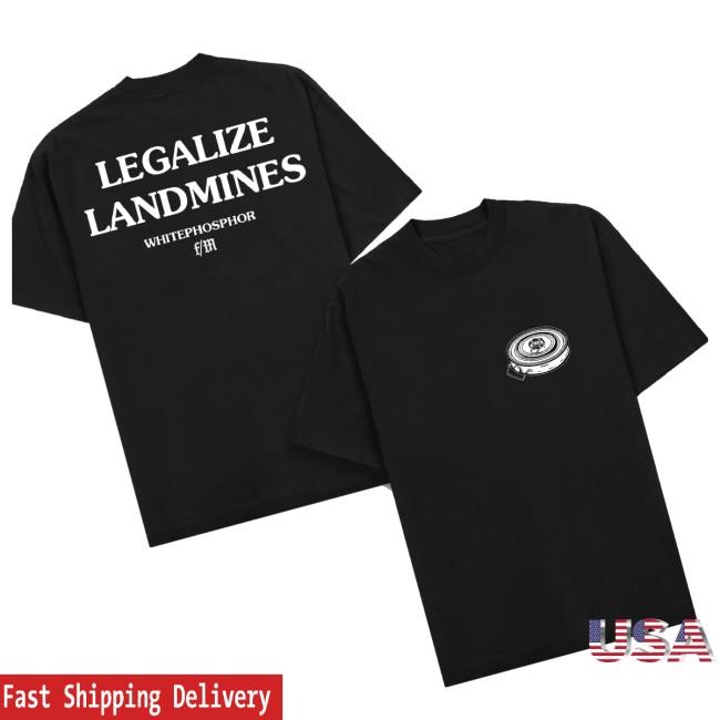 Official Whitephosphor Merch Landmines Heavyweight Tank Top