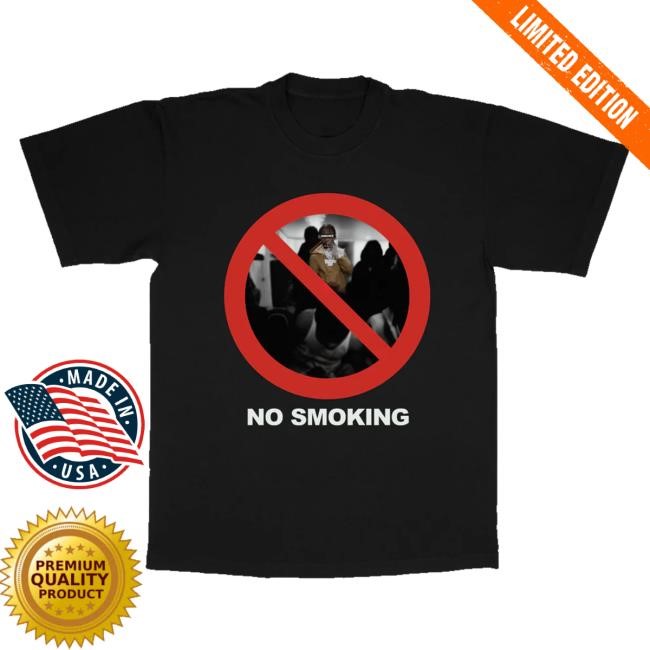 Lil Tjay Official Merch No Smoking Black Long Sleeve T Shirt