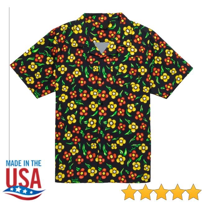 Krooked Short Sleeves Aloha Flower Custom Shirts