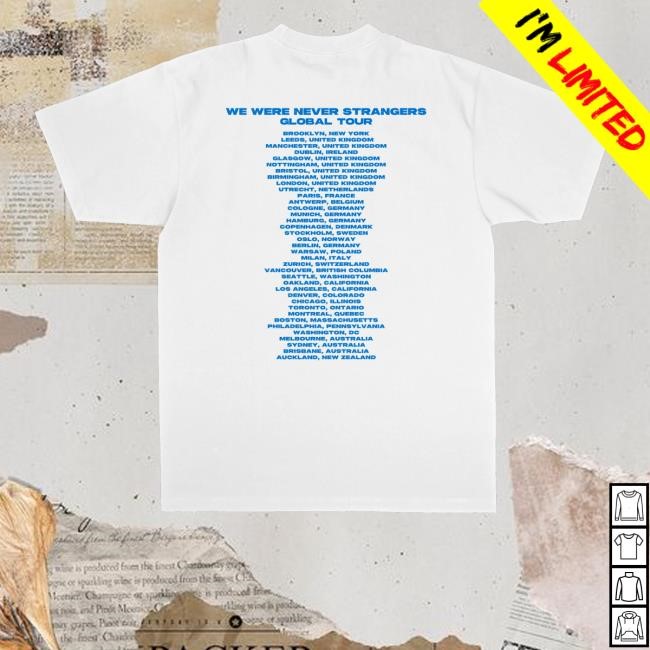 Myles Smith I Went To Therapy A Myles Smith Concert We Were Never Strangers Global Tour Shirt