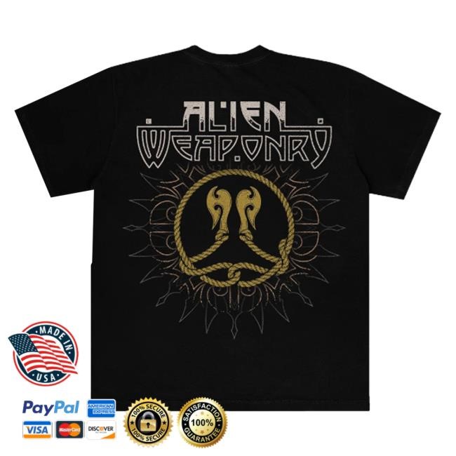 Alien Weaponry Merch Store Rope Combat T-Shirt (Black) Shirt
