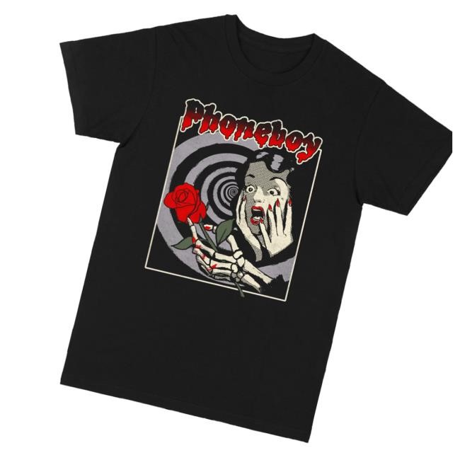 Skeleton Rose T Shirts