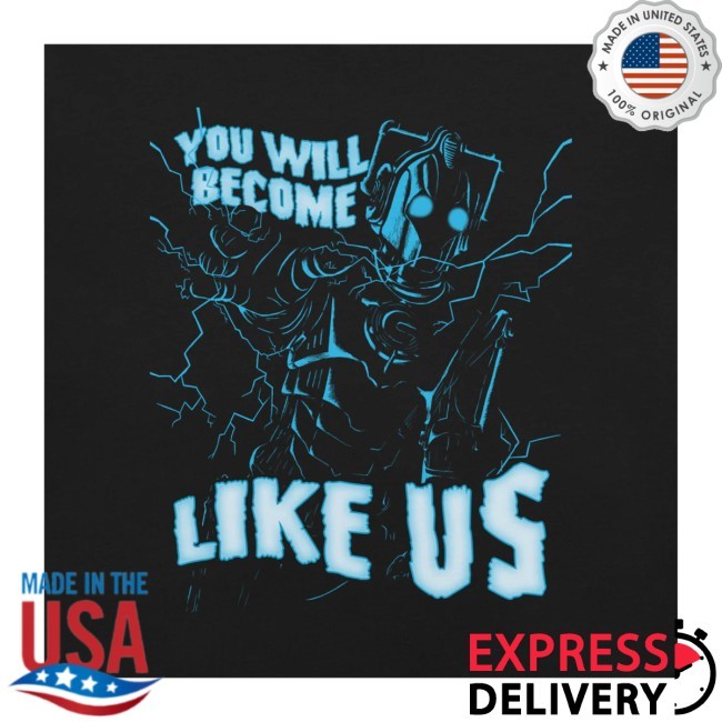 Cyberman You Will Become Like Us Zip Up Hooded Sweatshirt