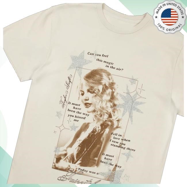Taylor Swift Merch Store Fearless (Taylor's Version) Magic In The Air Hooded Sweatshirt