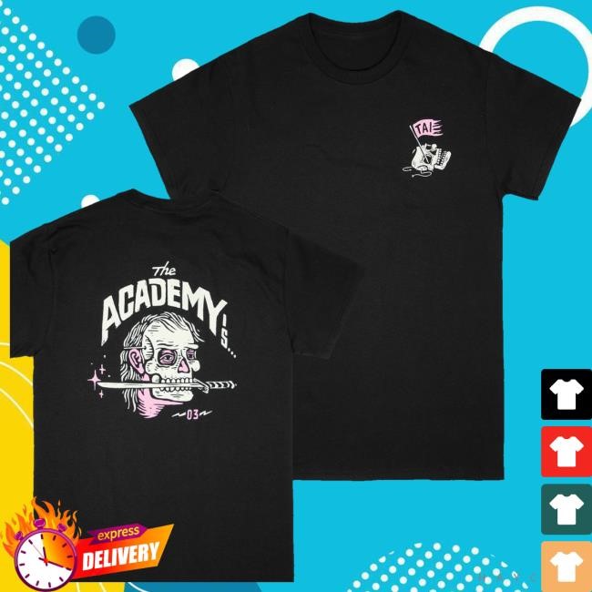 Trending Down Right Merch The Academy Is... Skull Mask Hoodie