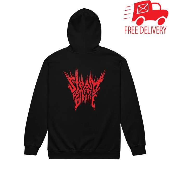 Steam Powered Giraffe Merch Store Metal Spg Logo Zip Hoodie