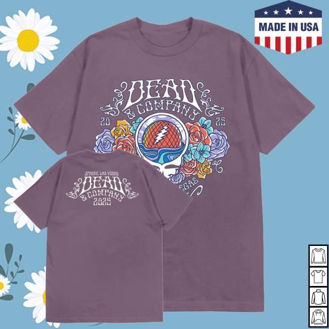 Official Dead & Company Dead & Company 2025 Floral Hoodie