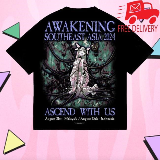 Bring Me The Horizon Ascend With Us 2024 Asia Tour Tee Shirt