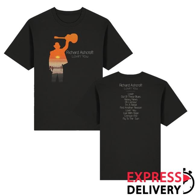 Richard Ashcroft Shop Richard Ashcroft Lovin’ You Hoodie Sweatshirt