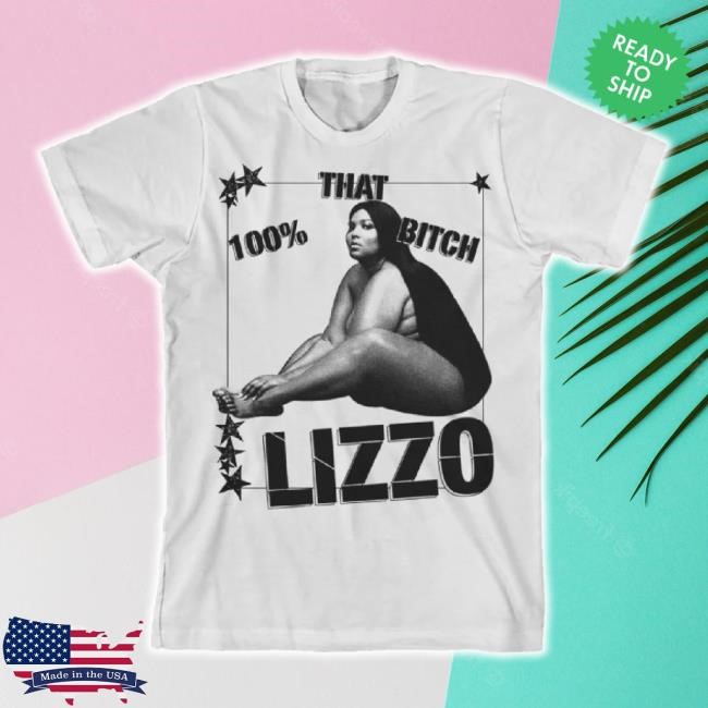 Official Lizzo Shop Merch Store 100% Tee Shirt (White)