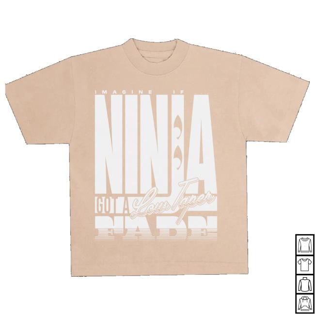 Team Ninja Merch Store Ninja Low Taper Fade Funny Shirt