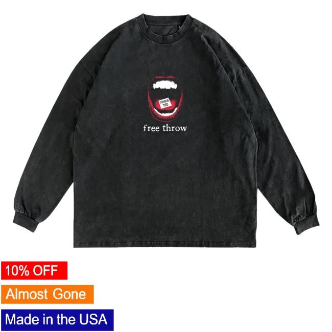 Wax Bodega Free Throw Tongue Tied Long Sleeve T Shirt