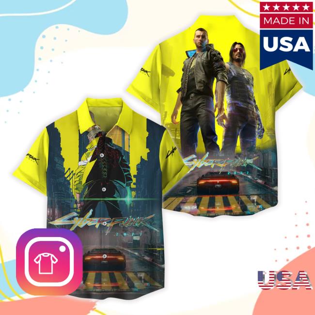Cyberpunk 2077 Video Game 3D All Over Print Sweater Beach Shorts Jogger