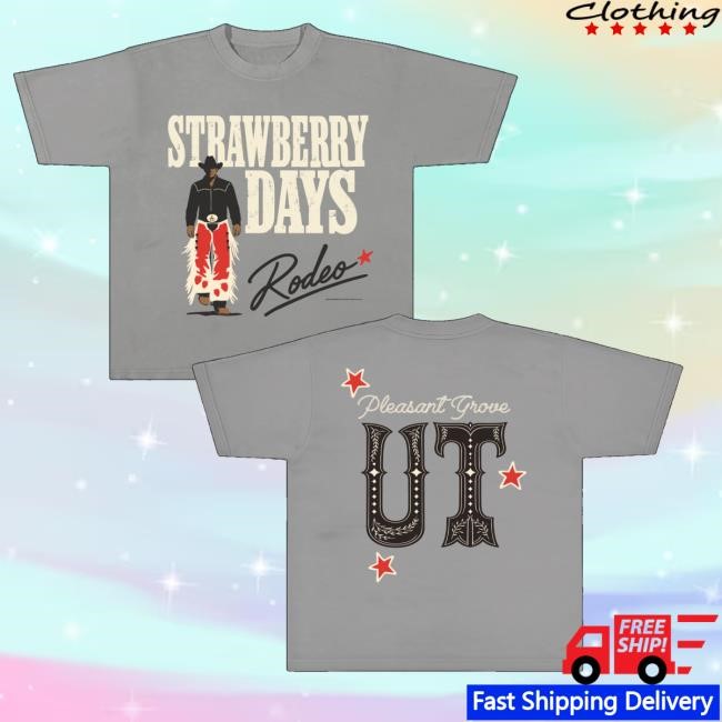 Strawberry Tee Merch Store Gray Rodeo Star Hoodie