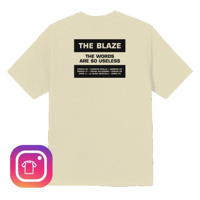 Official Theblazeprod Merch Store European Tour Shirt