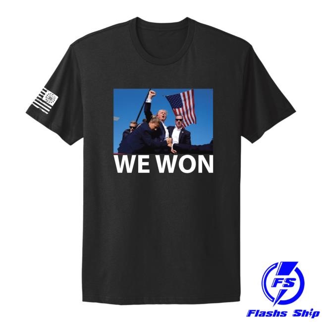Davidharrisjr Store David Harris Jr Trump We Won Tee Shirt