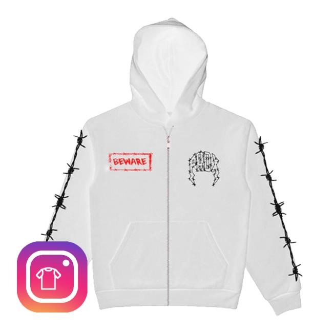 Beware Barbwire Halloween Hoodie Sweatshirt