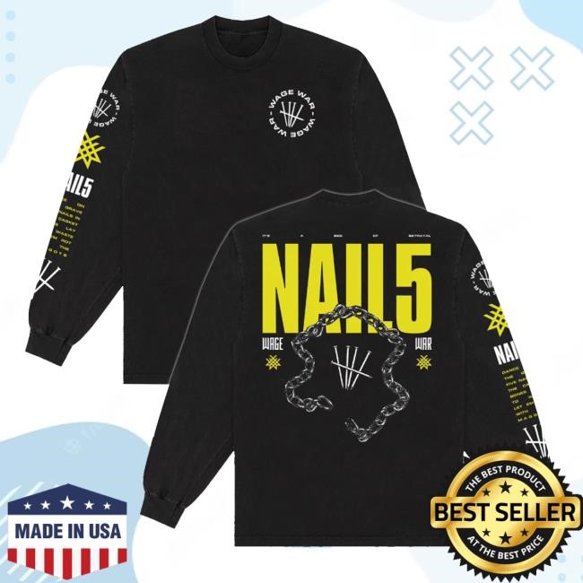 Wage War "Nail5" Hoodie Fearless Records Merch Store Shop