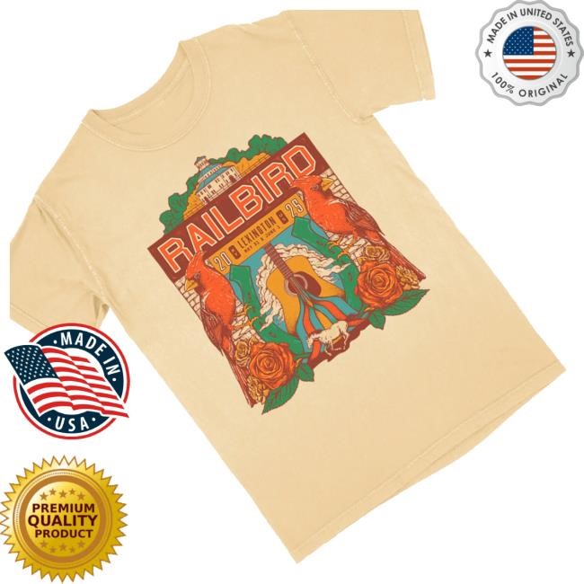 Official Railbird Fest Merch Shop Guitar Poster Lineup T Shirts